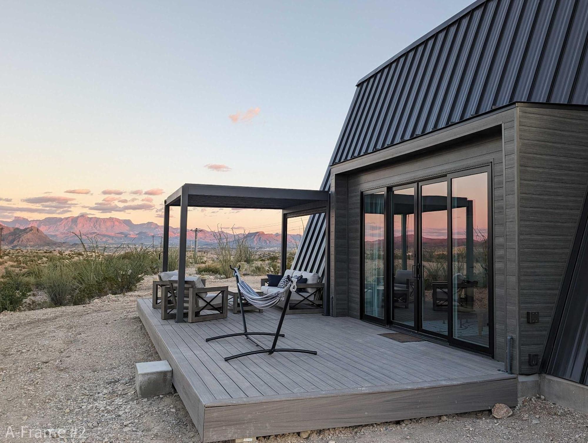 Willa Stardust Big Bend Luxury A-Frame#4 Great Views Terlingua Zewnętrze zdjęcie